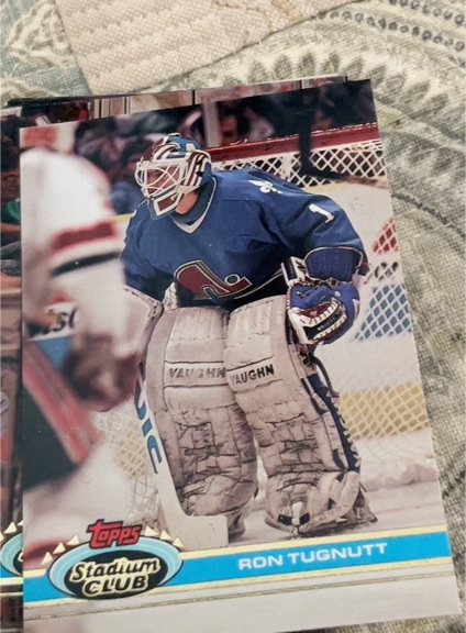 1991-92 Topps Stadium Club #115 Ron Tugnutt — front