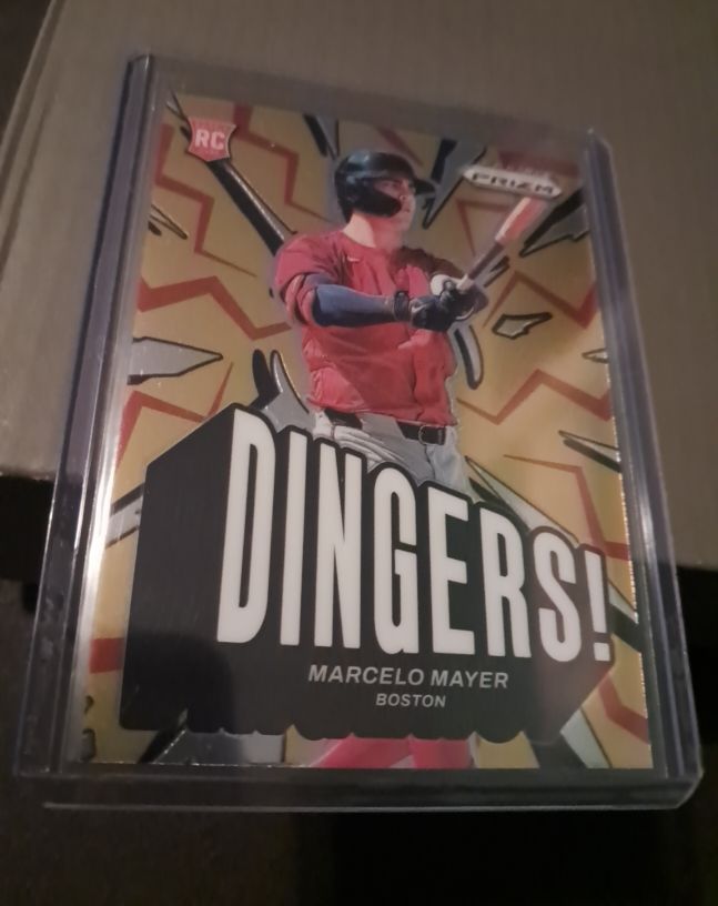 2025 Panini Prizm #7 Marcelo Mayer Dingers! — front