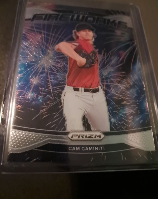 2025 Panini Prizm Fireworks Cam Caminiti — front