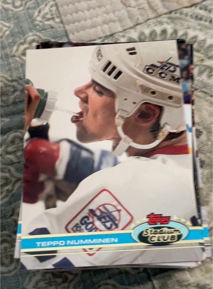 1991-92 Topps Stadium Club #302 Teppo Numminen — front
