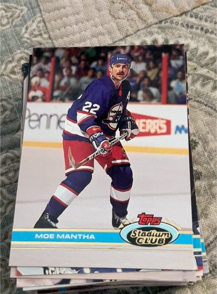 1991-92 Topps Stadium Club #22 Moe Mantha — front