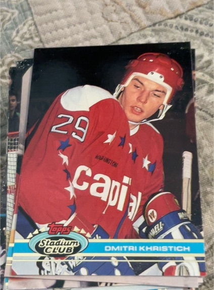 1991-92 Topps Stadium Club #359 Dmitri Khristich — front