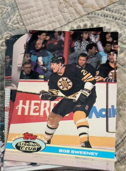 1991-92 Topps Stadium Club #75 Bob Sweeney — front