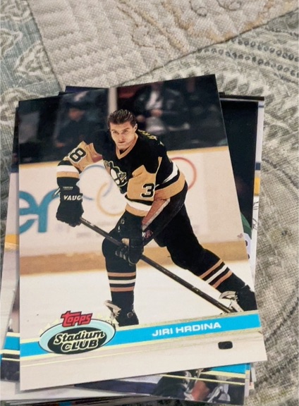 1991-92 Topps Stadium Club #36 Jiri Hrdina — front