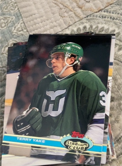 1991-92 Topps Stadium Club #374 Terry Yake — front