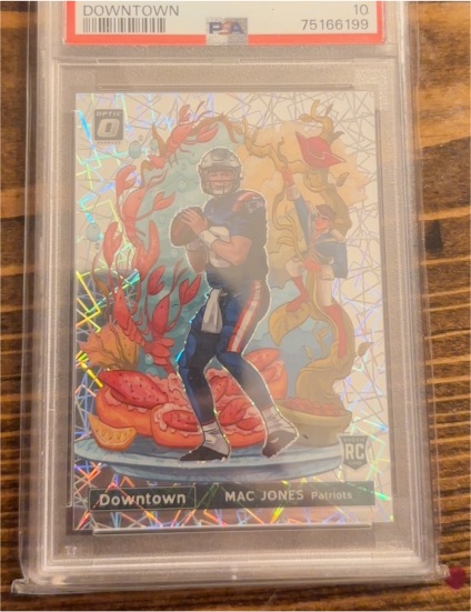 2021 Donruss Optic Downtown #DT-40 Mac Jones Rookie RC — front