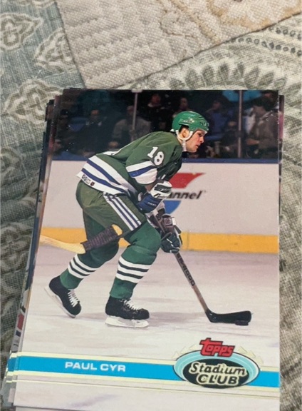 1991-92 Topps Stadium Club #279 Paul Cyr — front