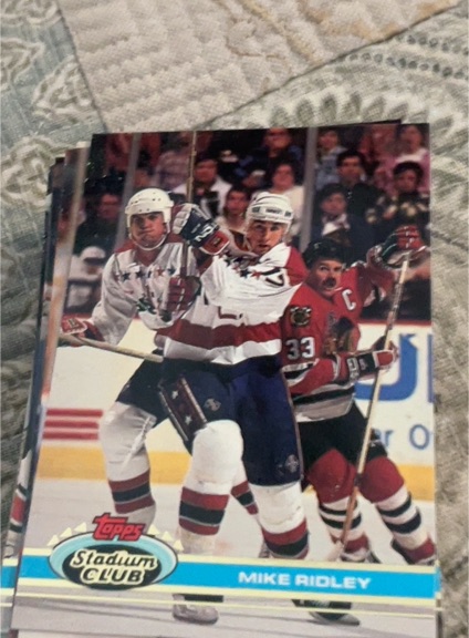 1991-92 Topps Stadium Club #68 Mike Ridley — front