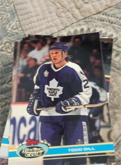 1991-92 Topps Stadium Club #296 Todd Gill — front