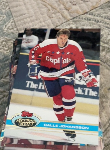 1991-92 Topps Stadium Club #188 Calle Johansson — front
