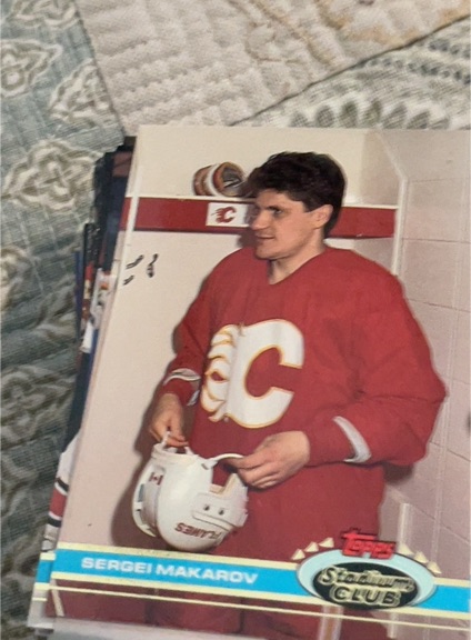 1991-92 Topps Stadium Club #31 Sergei Makarov — front