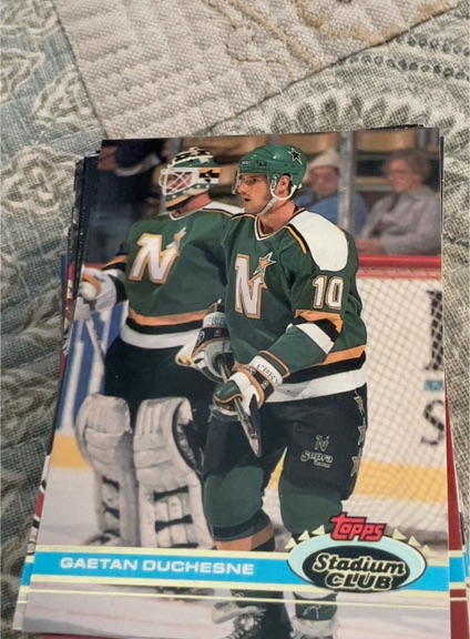 1991-92 Topps Stadium Club #10 Gaetan Duchesne — front