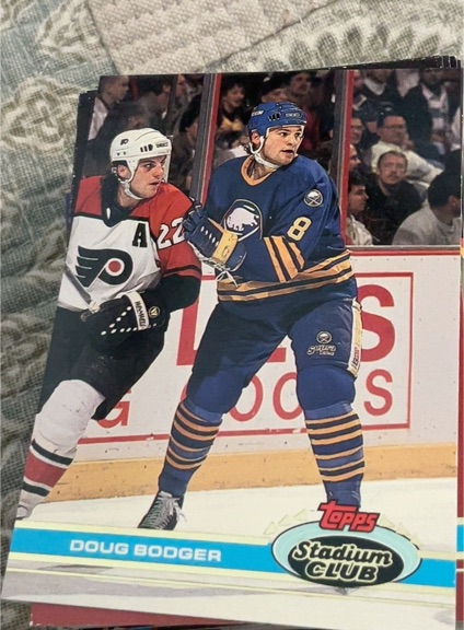 1991-92 Topps Stadium Club #114 Doug Bodger — front