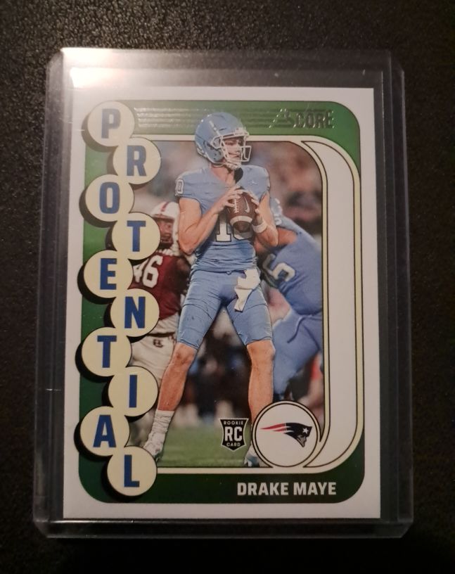 2024 Panini Score Protential #2 Drake Maye — front