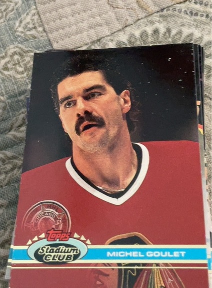 1991-92 Topps Stadium Club #66 Michel Goulet — front