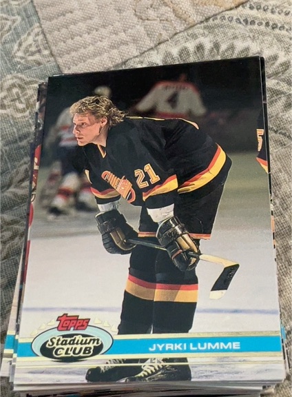 1991-92 Topps Stadium Club #154 Jyrki Lumme — front