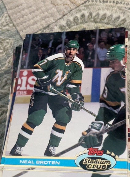 1991-92 Topps Stadium Club #99 Neal Broten — front