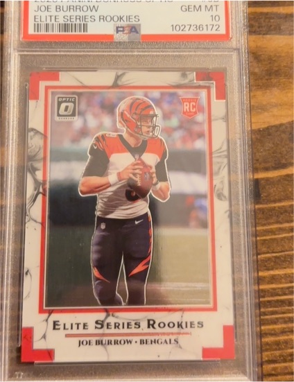 2020 Donruss Optic Elite Series Rookies #ESR-JB Joe Burrow — front