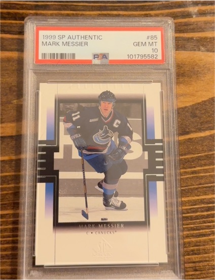 1999 SP Authentic #85 Mark Messier — front