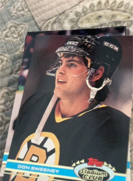 1991-92 Topps #380 Don Sweeney — front