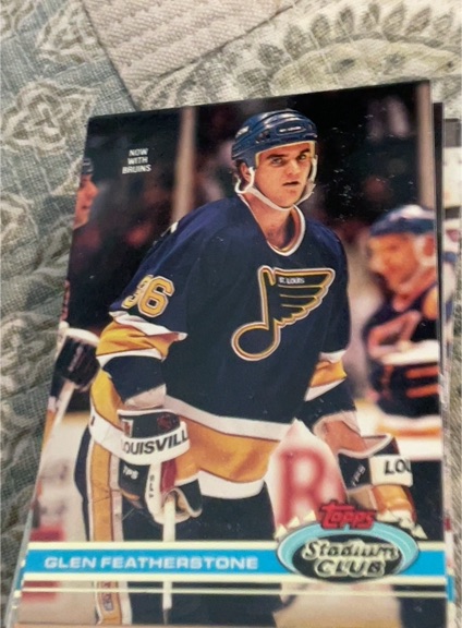 1991 Topps Stadium Club #319 Glen Featherstone — front