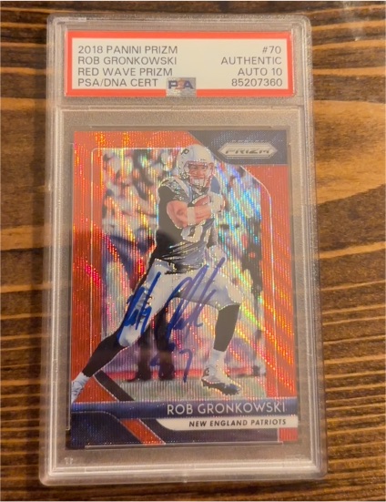 2018 Panini Prizm #70 Rob Gronkowski — front