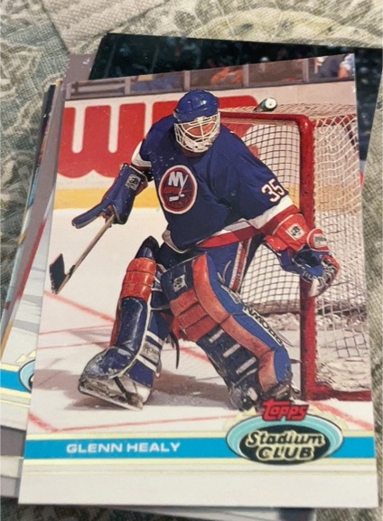 1991-92 Topps Stadium Club #369 Glenn Healy — front