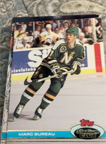 1991-92 Topps Stadium Club #322 Marc Bureau — front
