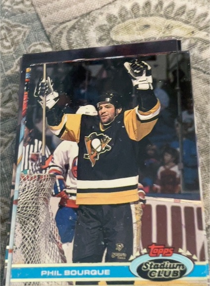 1991-92 Topps Stadium Club #168 Phil Bourque — front