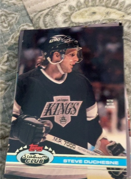1991-92 Topps Stadium Club #58 Steve Duchesne — front