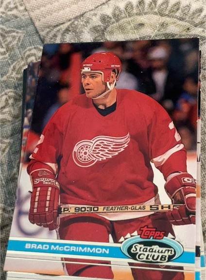 1991-92 Topps Stadium Club #14 Brad McCrimmon — front
