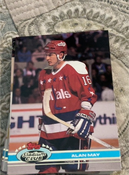 1991-92 Topps Stadium Club #288 Alan May — front