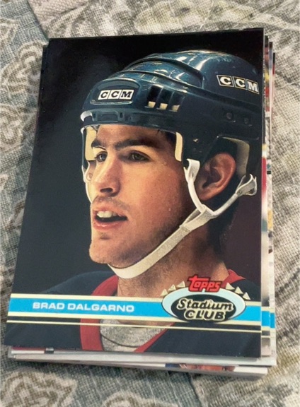 1991-92 Topps Stadium Club #371 Brad Dalgarno — front