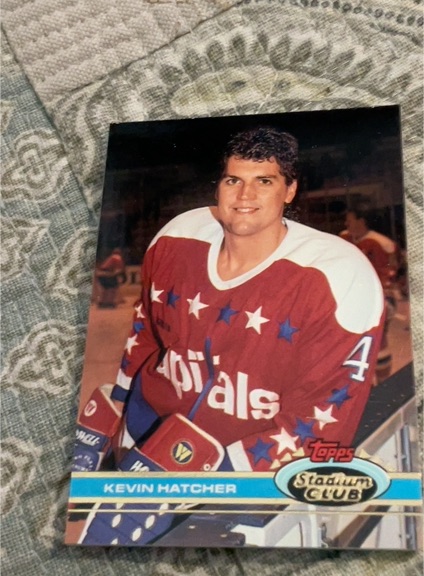 1991-92 Topps Stadium Club #140 Kevin Hatcher — front