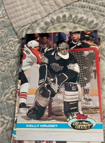 1991-92 Topps Stadium Club #120 Kelly Hrudey — front