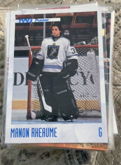 1993 Classic Hockey Preview #Manon Rheaume — front