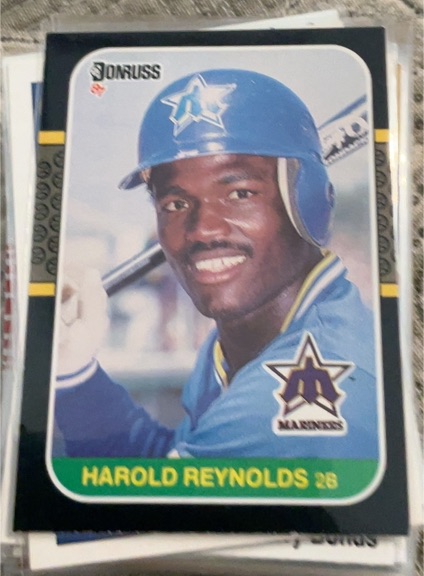 1987 Donruss #489 Harold Reynolds — front