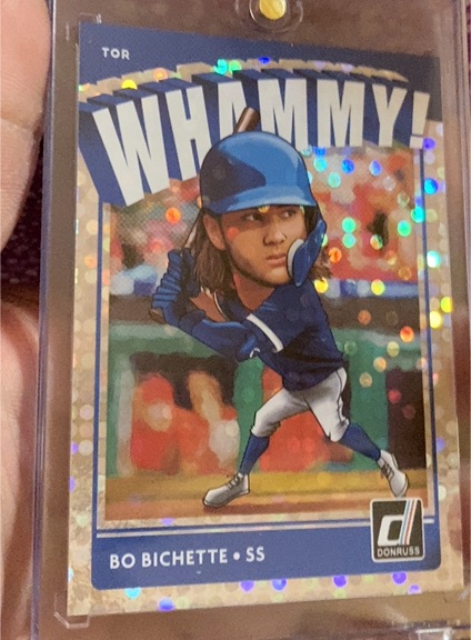 2021 Panini Donruss Whammy #W2 Bo Bichette — front