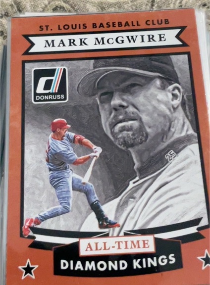 2015 Donruss #29 Mark McGwire All-Time Diamond Kings — front