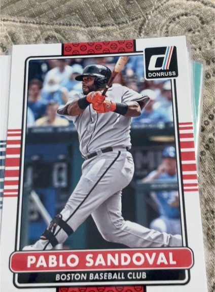 2015 Donruss #187 Pablo Sandoval — front