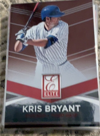 2015 Donruss Elite #36 Kris Bryant Rookie Card — front