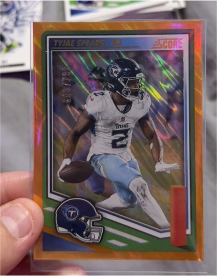 2025 Panini Score #46 Tyjae Spears — front