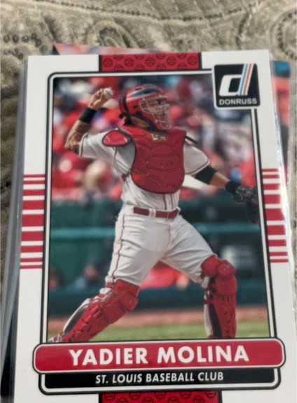 2015 Panini Donruss #160 Yadier Molina — front