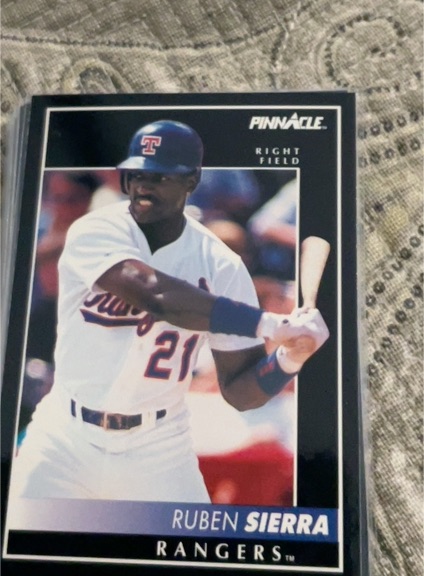1992 Pinnacle #14 Ruben Sierra — front
