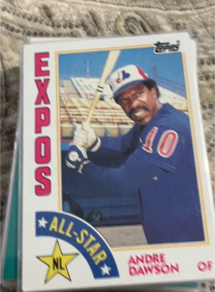 1984 Topps #392 Andre Dawson — front