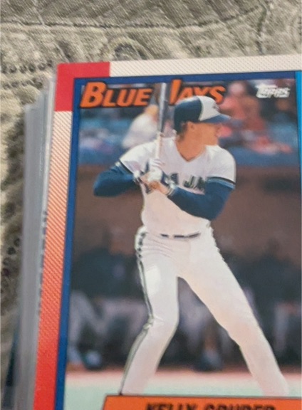1990 Topps #505 Kelly Gruber — front