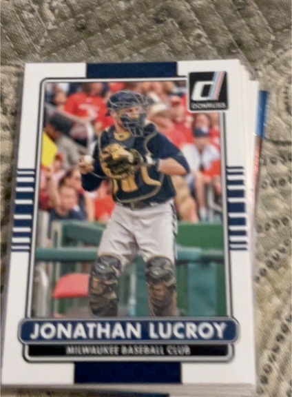 2015 Donruss #Jonathan Lucroy — front
