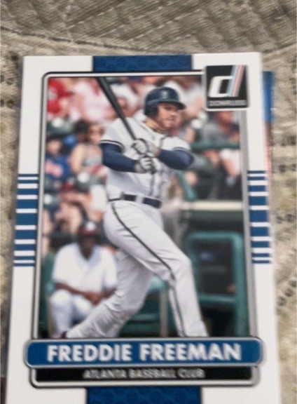 2015 Donruss #50 Freddie Freeman — front