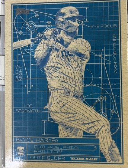 2024 Topps Series 1 #SB-4 Bryce Harper Superstar Blueprint — front