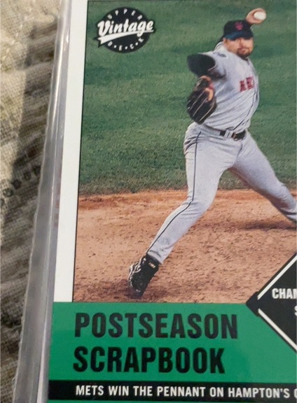 2001 Upper Deck Vintage #384 Mike Hampton — front